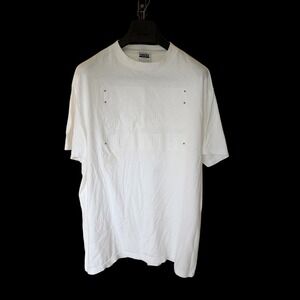 Vintage Tultex Monterey Wine‎ Country Embossed Studded T-Shirt White XL Cotton